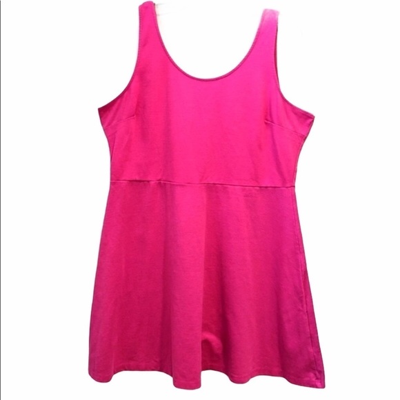 Pink Sleeveless Women's Dress - Picture 1 of 7